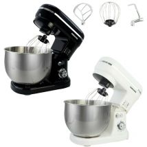 Mediawave Store - Batidora Planetaria dgbavaria 5L accesorios acero inoxidable 6 velocidades 1200W Color: Negro