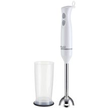 Batidora de varilla inoxidable 300W – 2 velocidades – Color blanco – Vaso graduado incluido