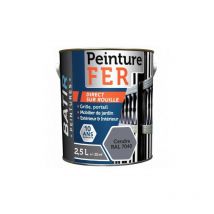 Fer brillant Finition anti-rouille - cendre - Batir