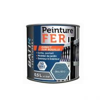 Peinture batir Fer martelé 2.5 Litre argent - batir