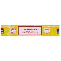 Encens Citronnella – Bougie – Matières, Hauteur, Quantité par pack – GERIMPORT