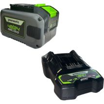 Batteria 48V con caricatore per utensili starter kit GREENWORKS