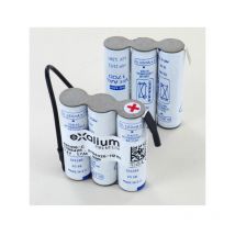 Batteria 7.2V 1.7Ah NiMh per aspirapolvere aeg electrolux rapido zb 5106