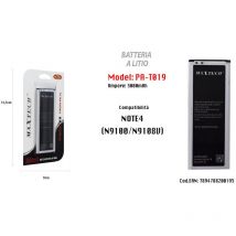 Maxtech - Trade Shop - Lithiumakku Kompatibel Für Samsung Galaxy Note 4 3000mah Pa-t019 -
