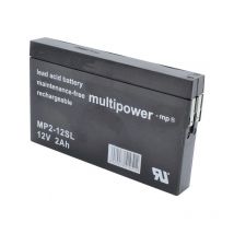 Multipower - Batteria al piombo 12V 2Ah MP2-12SL