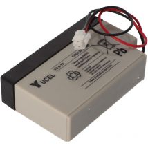 Batteria al piombo ermetica 12V 0,8Ah con connettore jst Yuasa Yucel Y0.8-12