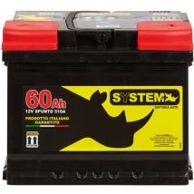 Batteria auto 60 Ah 510 a System+