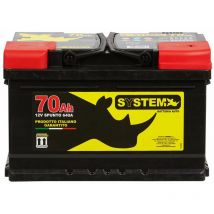 Batteria auto 70 Ah 640 A System+
