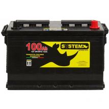 Batteria auto 100 Ah 720 a System+
