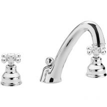 Batteria lavabo serie viola cromo