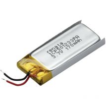 ICP501233PA Batteria ricaricabile speciale Prismatica con cavo LiPo 3.7 v 175 mAh - Renata