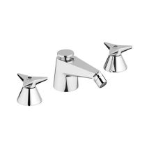 Mamoli - Mezclador de bidé de 3 orificios con tapón de desagüe de 1'1/4 Gio Ponti 551000000051 Cromo