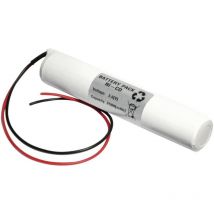 Batteria per luci di emergenza Emmerich 36C2500S con cavo 3.6 v 2500 mAh
