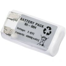Batteria per luci di emergenza Emmerich 2443FA4000R linguette a saldare a u 2.4 v 4000 mAh