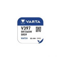 Pila a bottone SR59 - V397 Varta 23mAh ø 7.9 x 2.6 mm (diametro/altezza)