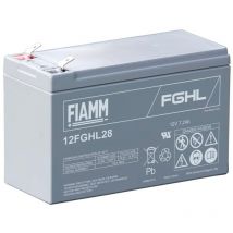 Batteria al piombo ermetica 12V 7,2Ah con faston 6,35mm - Fiamm 12FGHL28