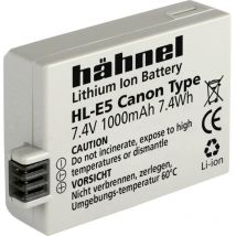 Fototechnik HL-E5 Batteria ricaricabile fotocamera sostituisce la batteria originale (camera) LP-E5 7.4 v 1000 m - Hähnel