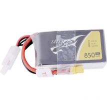 Batteria ricaricabile LiPo 11.1 v 850 mAh Numero di celle: 3 75 c Softcase XT30 - Tattu