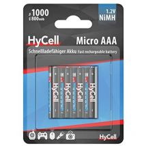 HR03 1000 Batteria ricaricabile Ministilo (aaa) NiMH 800 mAh 1.2 v 4 pz. - Hycell
