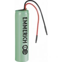 Batteria ricaricabile speciale 18650 con cavo Li-Ion Emmerich ICR-18650NQ-SP 3.7 V 2600 mAh