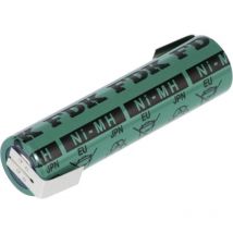 Batteria ricaricabile speciale 4/3 a linguette a saldare a z NiMH FDK HR-4/3AU-LF 1.2 v 4000 mAh