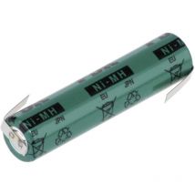Batteria ricaricabile speciale Ministilo (aaa) linguette a saldare a z NiMH FDK hr-aaau-lf 1.2 v 730 mAh