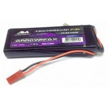 Batteria ricevitore (LiPo) 7.4 v 1400 mAh Stick bec - Arrowmax