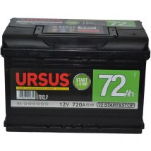 Lubex - batteria avviamento auto ursus start & stop 72 Ah