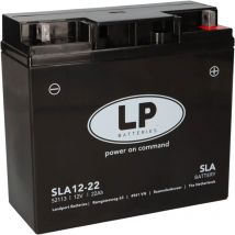 Batterie agm sla 12V 22Ah für Motorrad Startbatterie ms sla 12-22