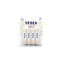 Batterie Alkaline Tesla AA Pz 4 Serie Gold+