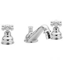 Batterie de bidet 3 trous avec bec violet