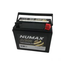 Batterie de tondeuse autoporté Numax Motoculture U1R9 895 agm 12V 32Ah / 330A + droite