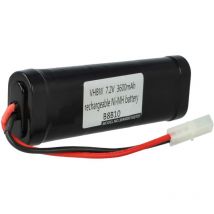 Batterie compatible avec Tamiya connecteur pour modéle rc (3600mAh, 7,2V, NiMH) - Vhbw