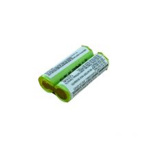 Aboutbatteries - Batterie de rasoir électrique 2xAA ni-mh 2.4V 2000mah avec pattes