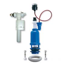 Idral Rubinetteria - Ensemble de vidange pour wc monobloc série easy avec commande pneumatique sur le réservoir de chasse