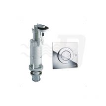 OLI - Batterie de vidange pour citerne haute Deluxe avec bouton wc de salle de bain