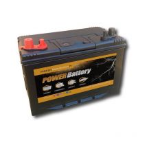 Batterie décharge lente POWER BATTERY - 12v - 100ah - Double borne