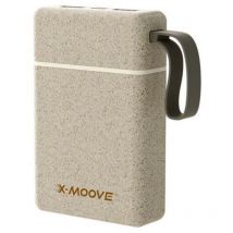 Batterie externe sans fil x Moov usb Type c 10000 mAh Beige - Beige