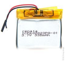 Swatch Group - Batterie Li-po 1s1p Icp602823pa + Pcm Un38.3 3.7v 350mah Fils - Renata