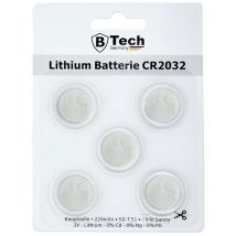 Batterie Lithium (5er Pack) CR2032 Knopfzelle-Blister
