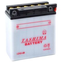 Batterie Plomb Tashima 12v, 5a. L: 120, L: 60, H:130mm, + À Gauche Pour Motos. (livrée Avec Acide Séparé). - Batterie À Mettre E