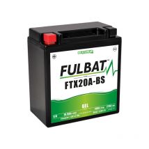 Fulbat - Batterie gel sla FTX20A-BS gel 12V 18AH 270 amps 150x87x161 + Gauche