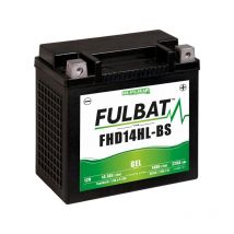 Batterie moto Fulbat gel FHD14HL-BS / YHD14HL-BS sla - 12V 14Ah spécial Harley