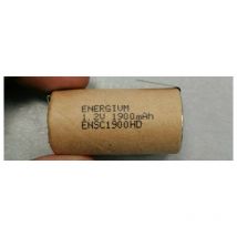 Batterie Ni-Cd MiniR14 sc 1900mA Bornes à souder