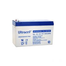 Ultracell - Batterie rechargeable Plomb/VRLA 12V/12Ah Gamme ul, sortie pour cosses faston 4,8mm