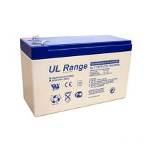 Ultracell - Batterie rechargeable Plomb/VRLA 12V/7.2Ah Gamme ul, sortie pour cosses faston 6,35mm