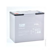 Fiamm - Batterie plomb agm 12FGL55 12V 55Ah M6-F
