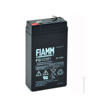 Fiamm - Batterie plomb agm FG10381 6V 3.8Ah F4.8