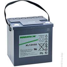 Exide - Batterie plomb agm marathon XL12V50 12V 50.4Ah M6-F