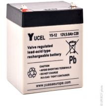 Yucel - Batterie plomb agm Y5-12 12V 5Ah F4.8